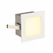 Plafond-/wandarmatuur FRAME SLV FRAME BASIC LED inbouwarmatuur , rechthoekig, mat wit, warm witte led 113262